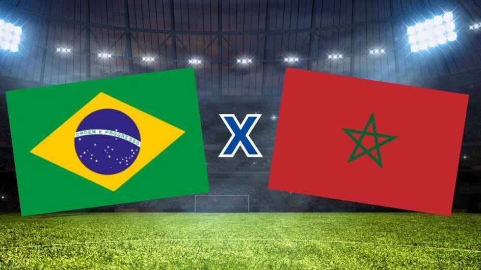 Brasil encara o Marrocos no primeiro jogo da Copa do Mundo (Foto: Arte NSC Total)