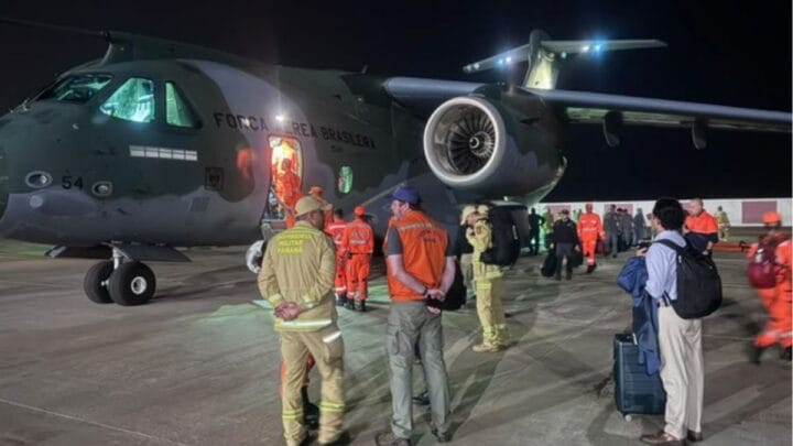Brasil leva força-tarefa para Venezuela (Foto: Agência GOV, NSC Total)