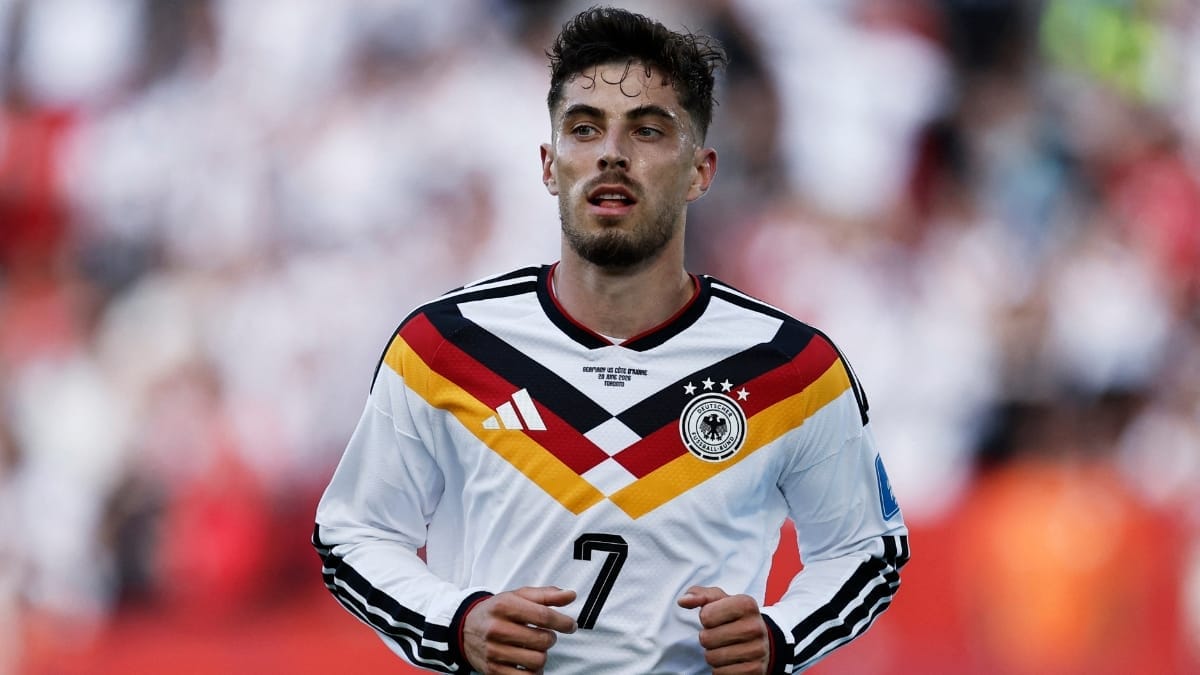 Kai Havertz &eacute; um dos artilheiros da sele&ccedil;&atilde;o alem&atilde; na Copa do Mundo 2026 (Foto: REUTERS)