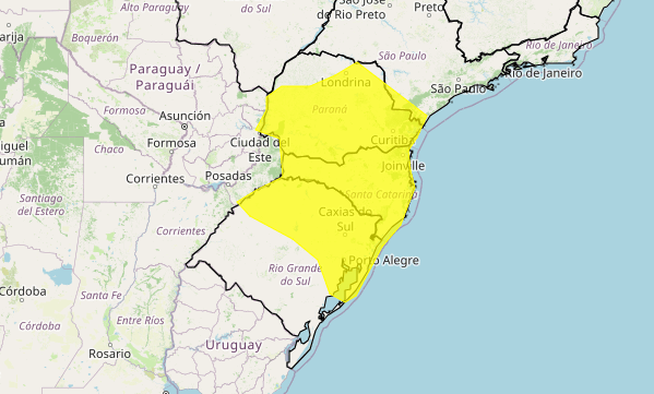 Alerta do Inmet