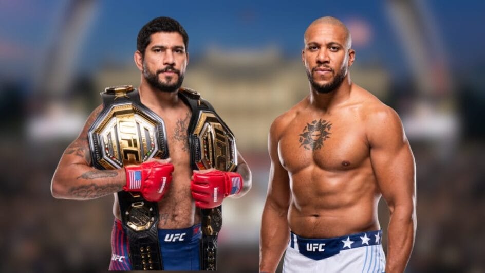 Alex Poatan x Ciryl Gane disputaram o cinturão interino do peso-pesado (Foto: Divulgação, UFC)
