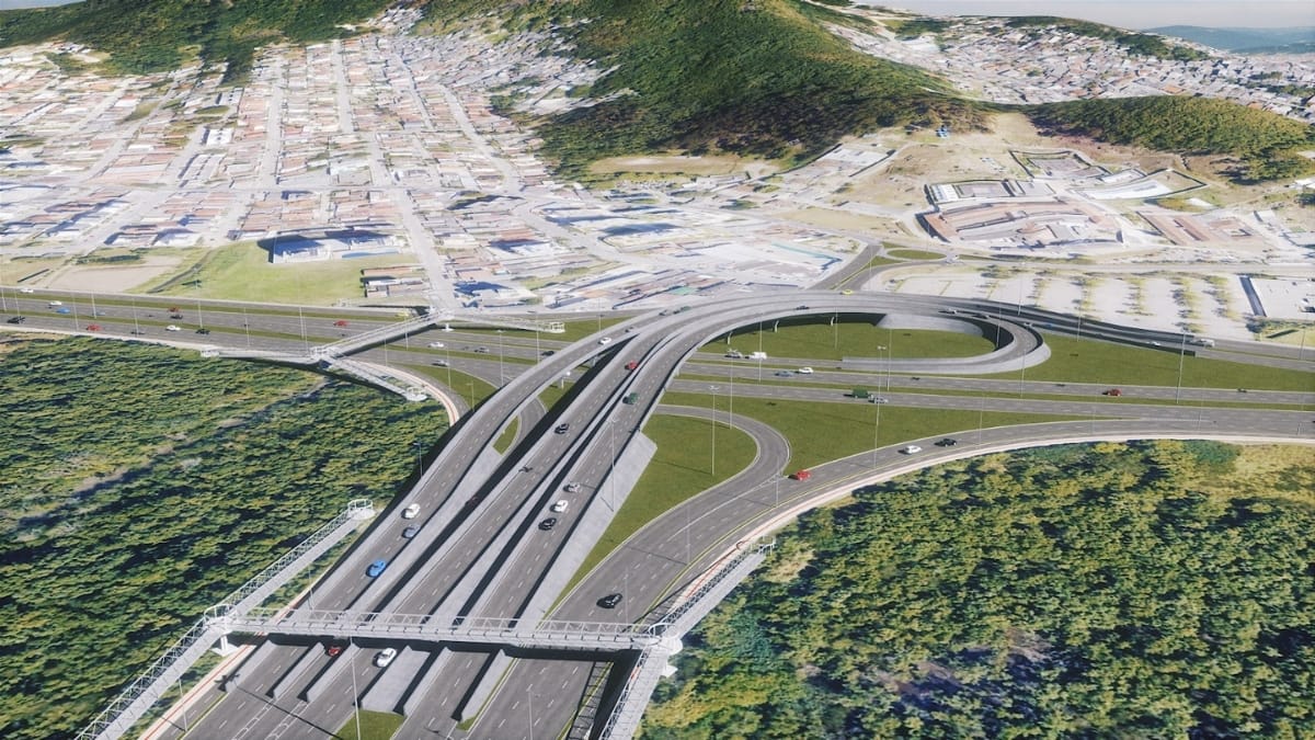 Após a obra, motoristas vão poder seguir direto pelos elevados sem cruzamentos sobre faixas, tanto no sentido Itacorubi, quanto no sentido SC-401