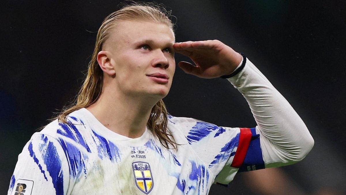 Haaland é a grande estrela da Noruega (Foto: REUTERS, Claudia Greco)
