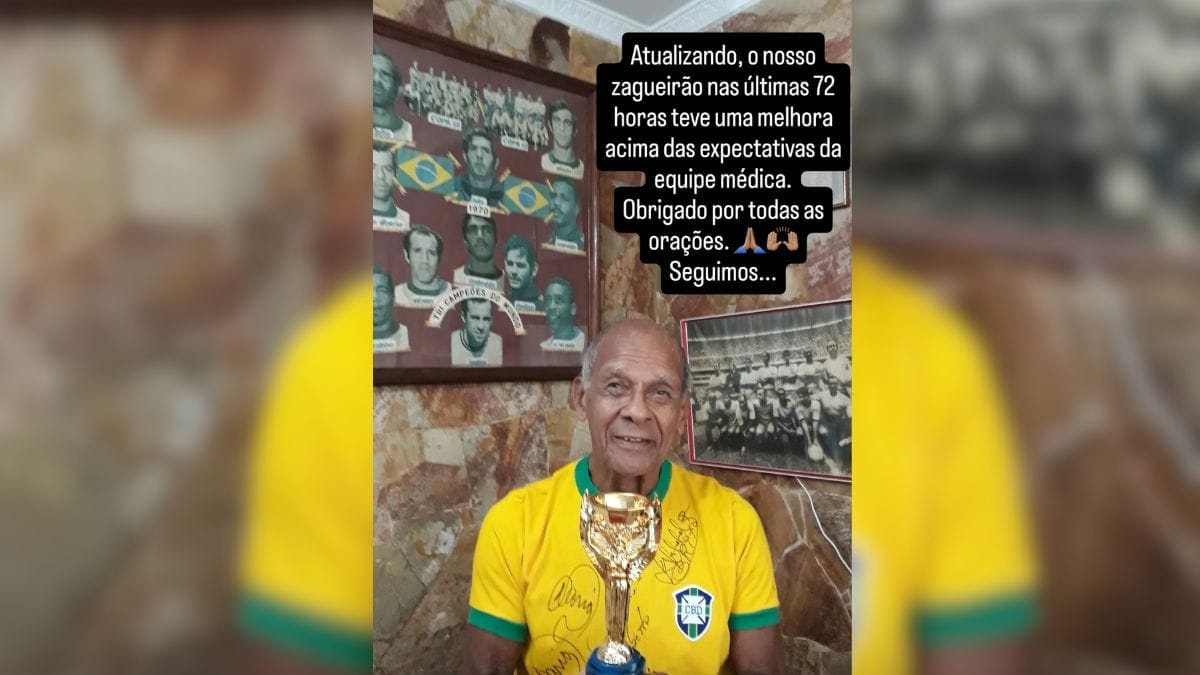 Atualização do estado de saúde foi publicada nas redes sociais