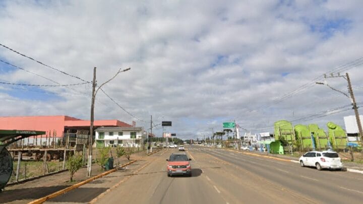imagem da Avenida Leoberto Leal em Curitibanos