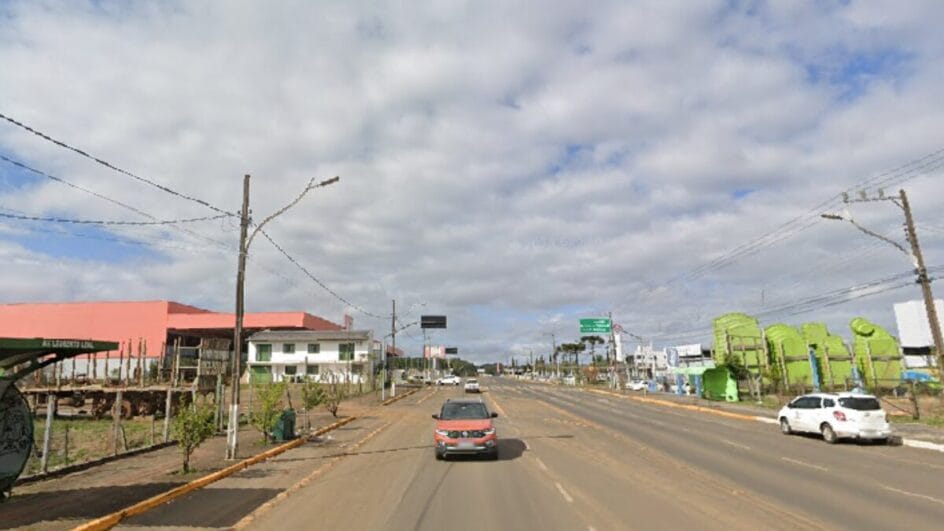 imagem da Avenida Leoberto Leal em Curitibanos