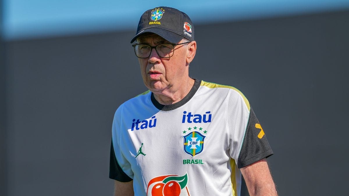 Carlo Ancelotti e a escalação do Brasil (Foto: Rafael Ribeiro, CBF)