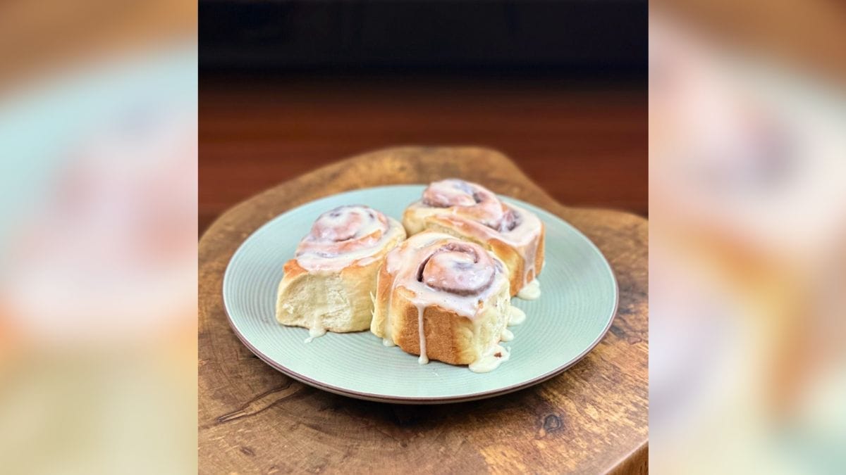 Cinnamon Rolls em cafeteria em Joinville
