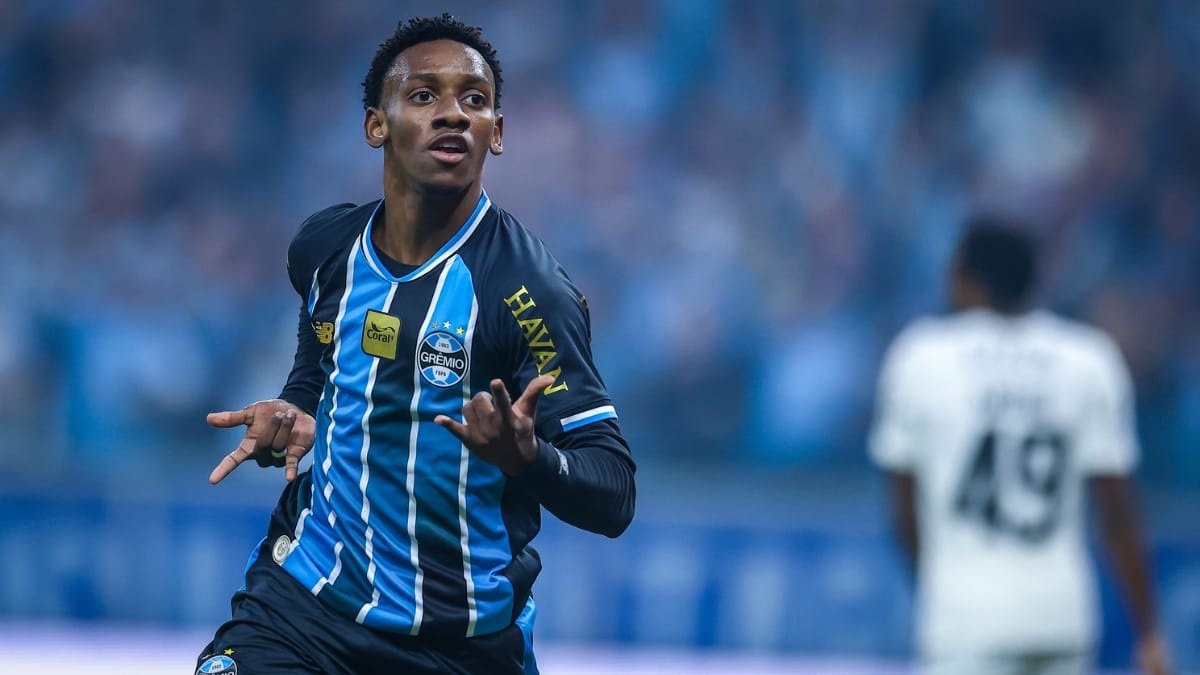 Grêmio em ação pelo Campeonato Brasileiro (Foto: Lucas Uebel, Grêmio)