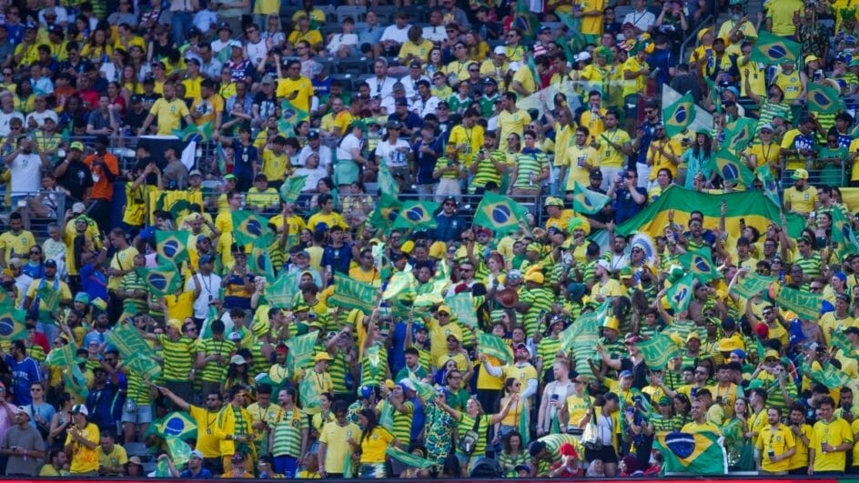 Torcida brasileira na Copa do Mundo de 2026 (Foto: Nelson Terme, CBF)
