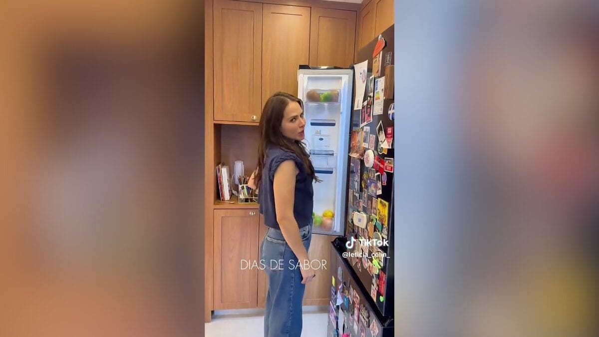 Cozinha da casa da atriz