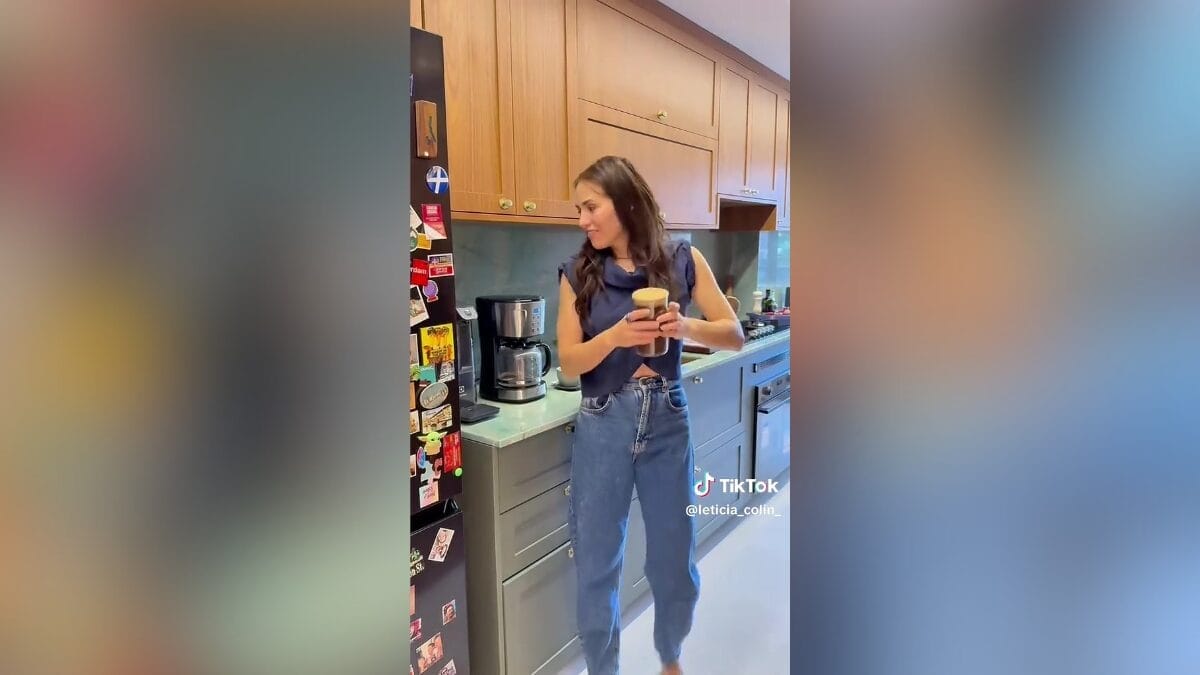 Cozinha da casa da atriz
