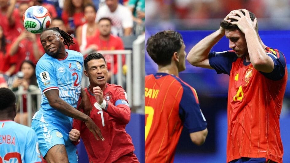 Espanha e Portugal tropeçaram na estreia