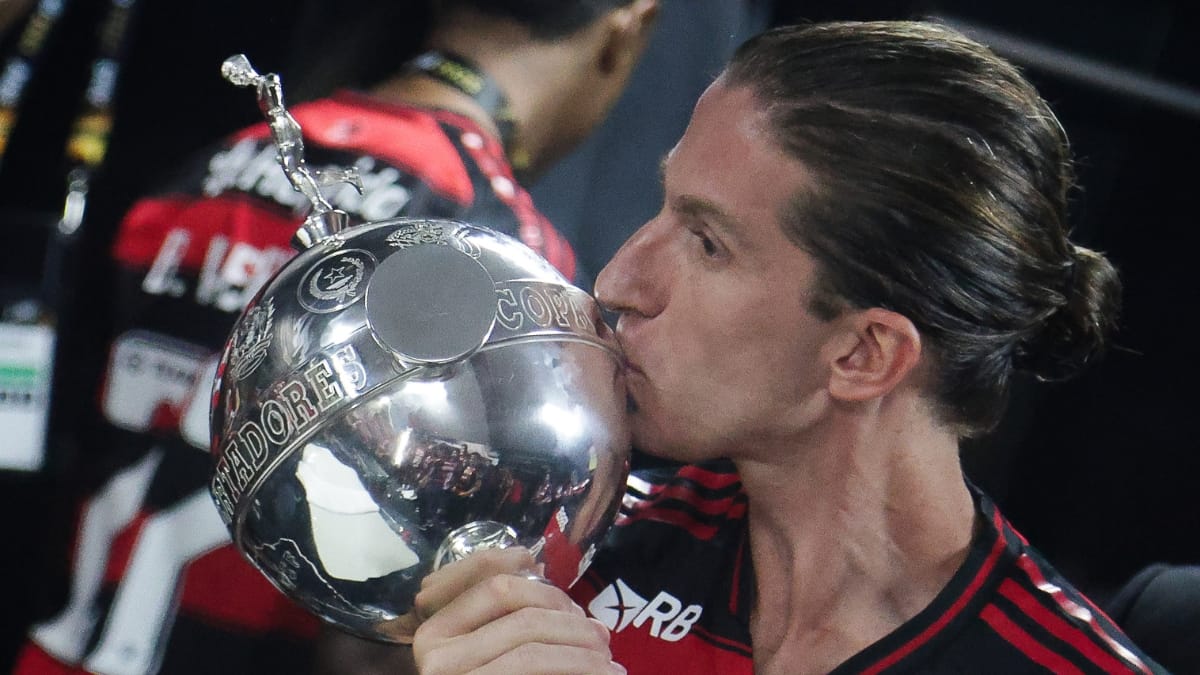 Filipe Luís foi campeão da Libertadores com o Flamengo (Foto: Gilvan de Souza, Flamengo)