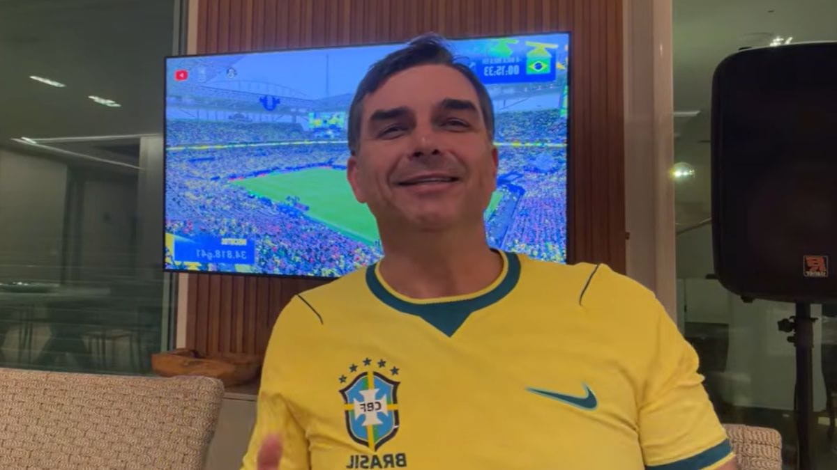Flávio retruca vídeo de Michelle Hoje é dia de jogo, nada nem ninguém me aborrece