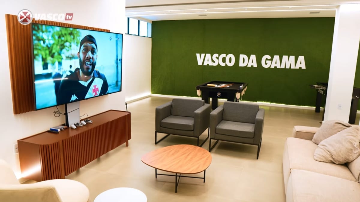 Fotos mostram antes e depois de nova reforma no CT do Vasco