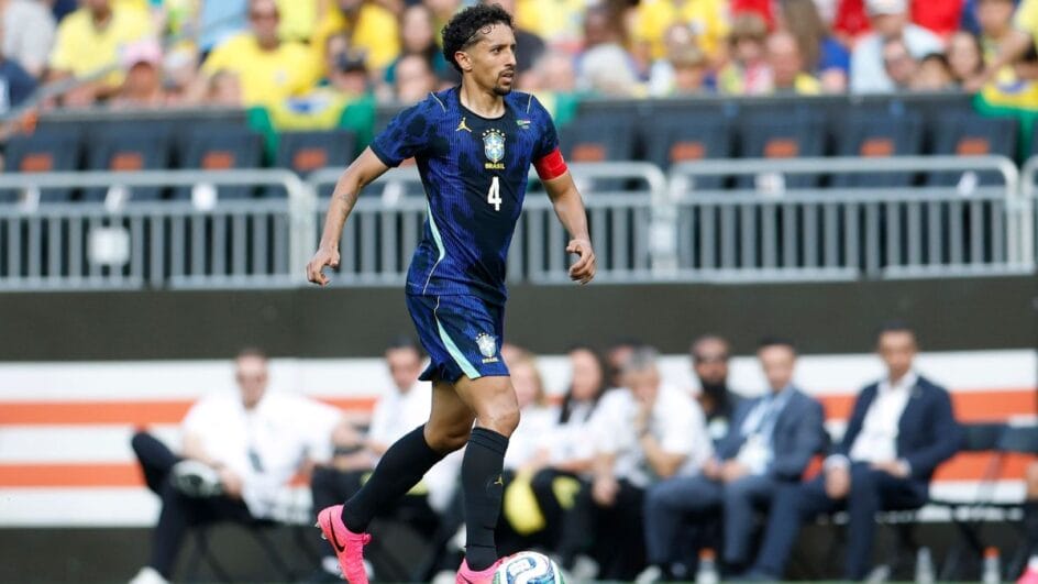Marquinhos é capitão da Seleção Brasileira (Foto: Rafael Ribeiro, CBF)