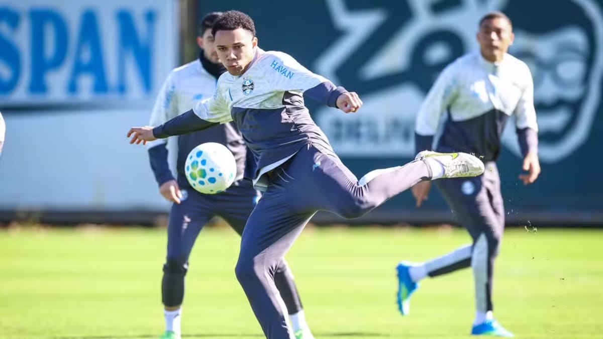 Viery foi vendido pelo Grêmio (Foto: Lucas Uebel, Grêmio)