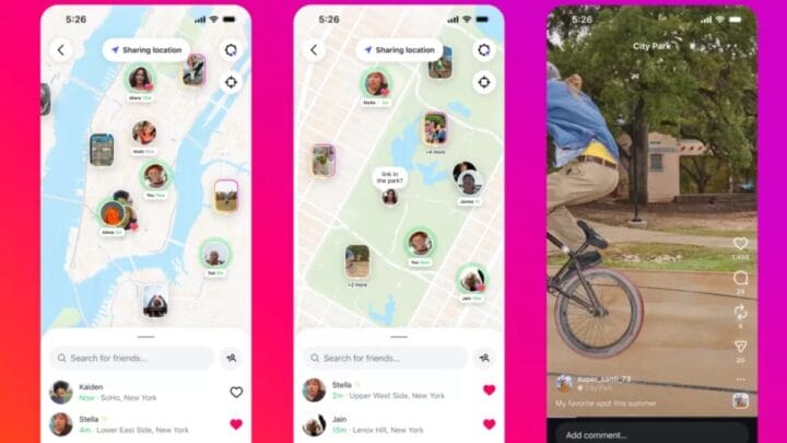 Instagram Meta pede desculpas após liberar função de localização em tempo real por acidente