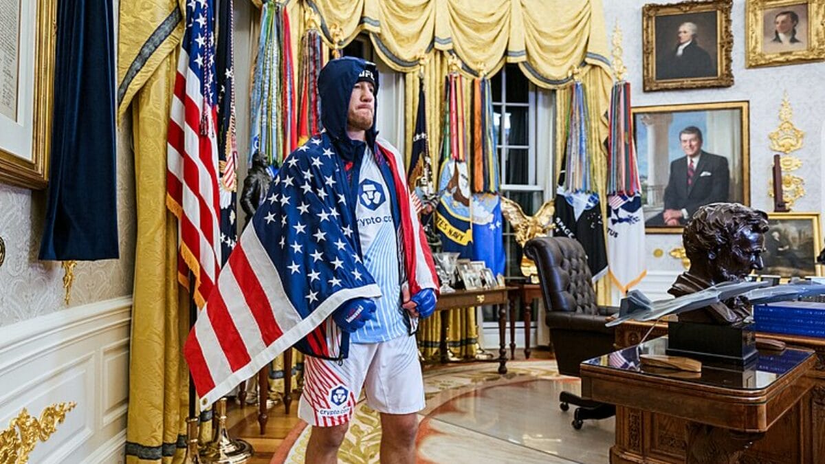 Ilia Topuria x Justin Gaethje fizeram a luta principal do UFC Casa Branca (Foto: Domínio Público)