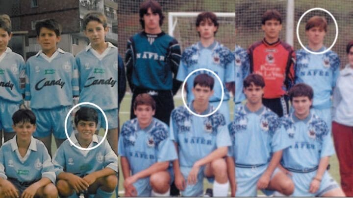 Mikel Arteta, Andoni Iraola e Xabi Alonso (Foto: Antiguoko Kirol Elkartea, Reprodução)