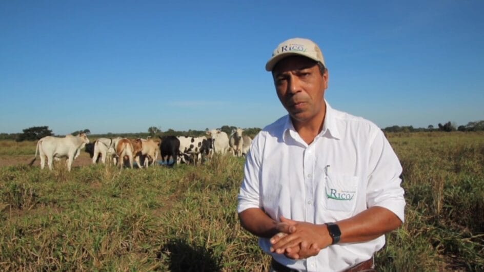 Ex-seleção brasileira vive em fazenda no Mato Grosso (Foto: Rico Nutrição Animal, Reprodução)