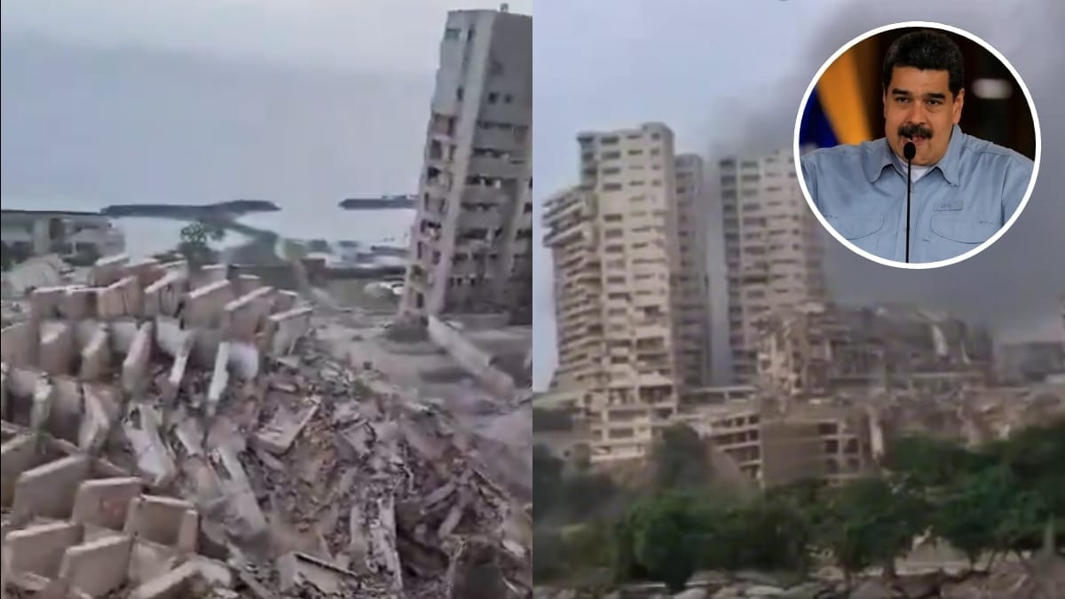 Maduro presta solidariedade após terremotos na Venezuela deixarem rastro de destruição (Foto: Reprodução, Redes sociais)