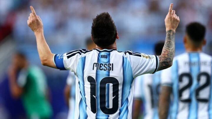 Messi lidera a corrida pela chuteira de ouro da Copa do Mundo 2026 (Foto: REUTERS, Claudia Grec)