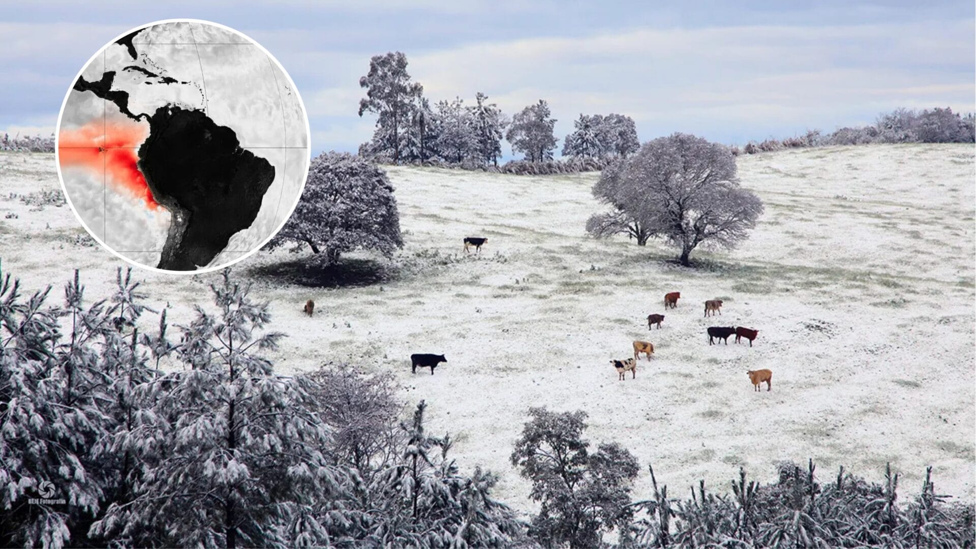Neve em SC depende de três fatores além do El Niño; veja quais são