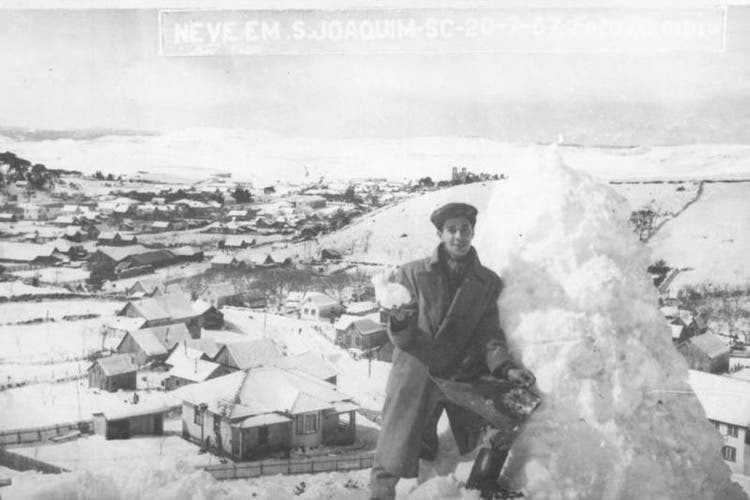 Neve hist&oacute;rica em SC