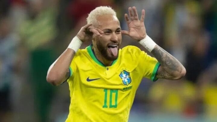 Neymar Jr. atuando pela Seleção Brasileira (Foto: Lucas Figueiredo, CBF)