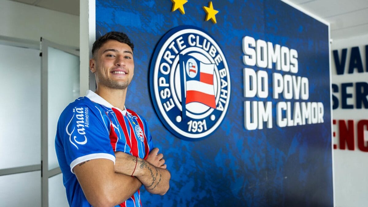 Nova contratação do Bahia para temporada 2026 (Foto: Rafael Rodrigues, EC Bahia)