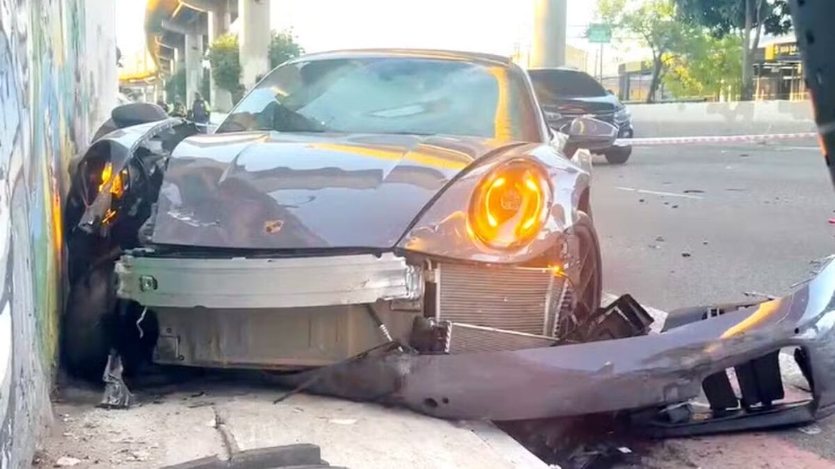 Porsche que o fisiculturista Fábio Giga