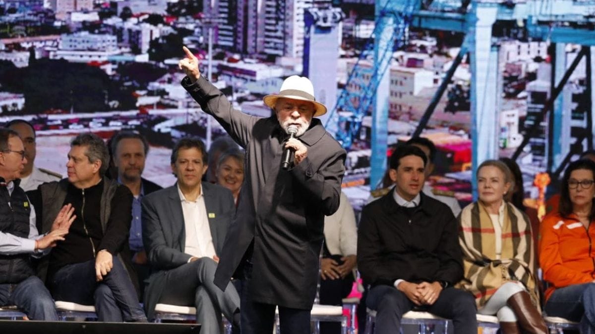 Lula em Itajaí (Foto: Patrick Rodrigues, NSC Total, arquivo)