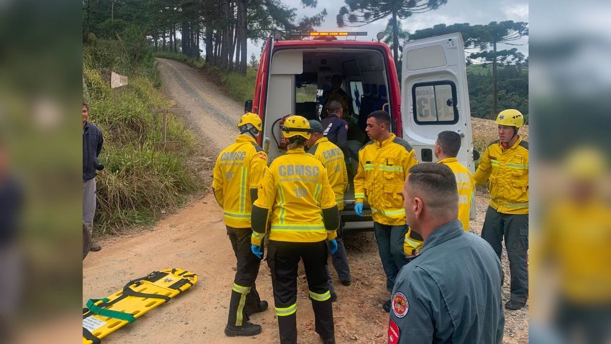 Resgate de homem desaparecido em Rio Negrinho
