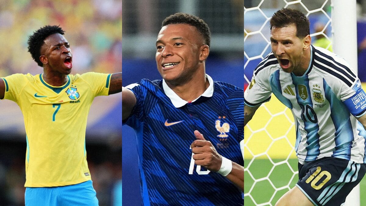 Craques segunda rodada da Copa do Mundo 2026 (Foto: IMAGN IMAGES via Reuters/Caean Couto TPX IMAGES OF THE DAY | IMAGN IMAGES via Reuters/James Lang TPX IMAGES OF THE DAY | REUTERS/Kai Pfaffenbach)