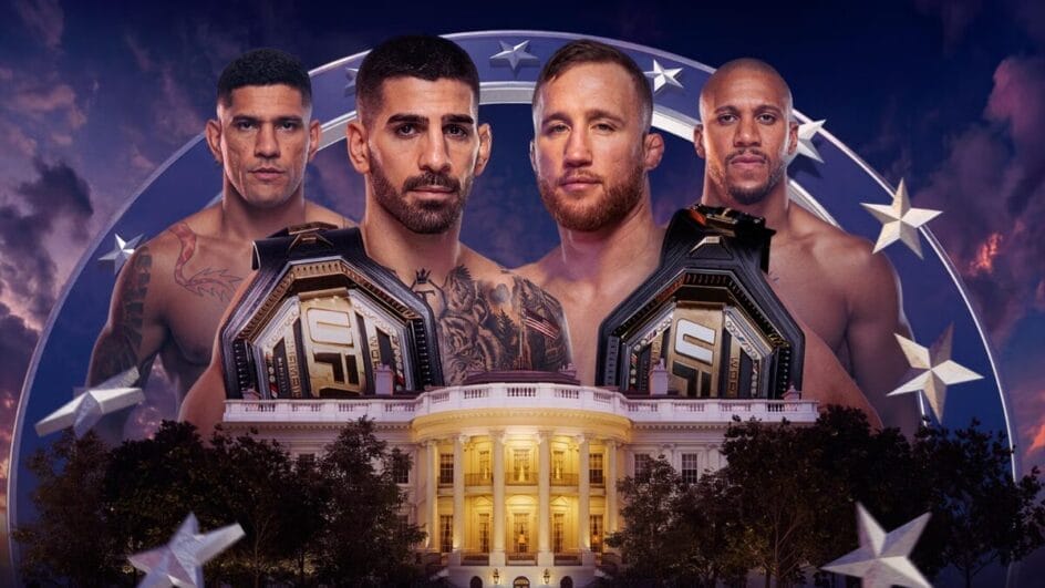 Pôster oficial do UFC Freedom 250 (Foto: Divulgação, UFC)