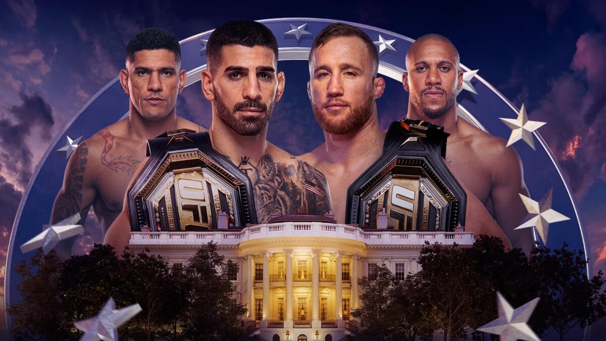 Pôster oficial do UFC Freedom 250 (Foto: Divulgação, UFC)