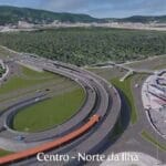 Obra de R$ 26,5 milhões que promete reduzir congestionamentos gera alterações no trânsito em SC; veja o que muda
