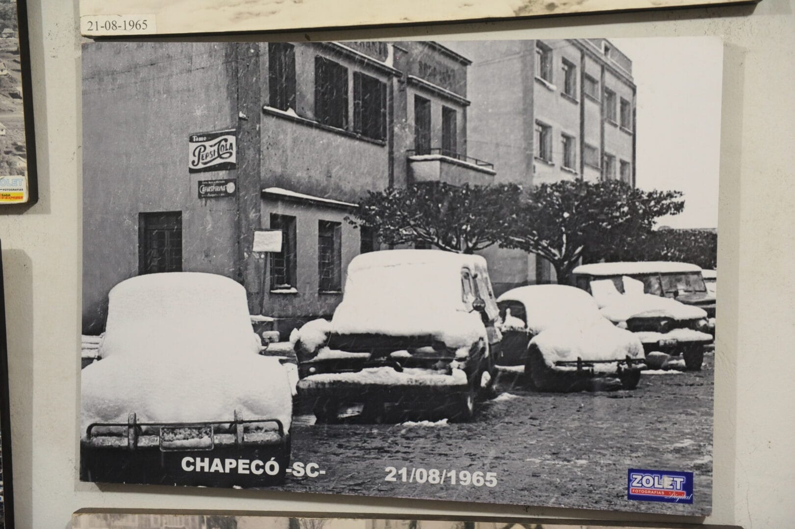 Neve hist&oacute;rica em SC