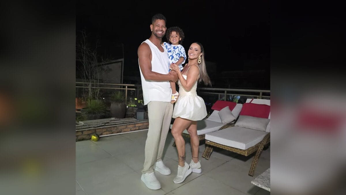 Viviane, o marido e o filho