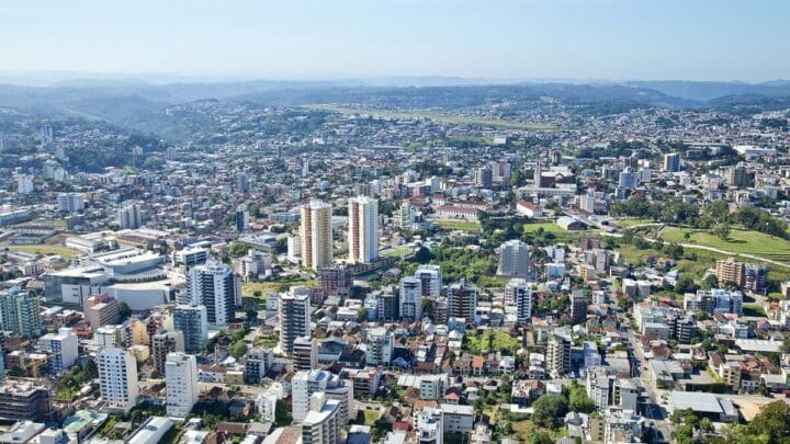 Caxias do Sul fica no Rio Grande do Sul (Foto: Wiki Commons)