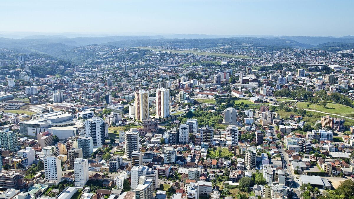 Caxias do Sul fica no Rio Grande do Sul (Foto: Wiki Commons)