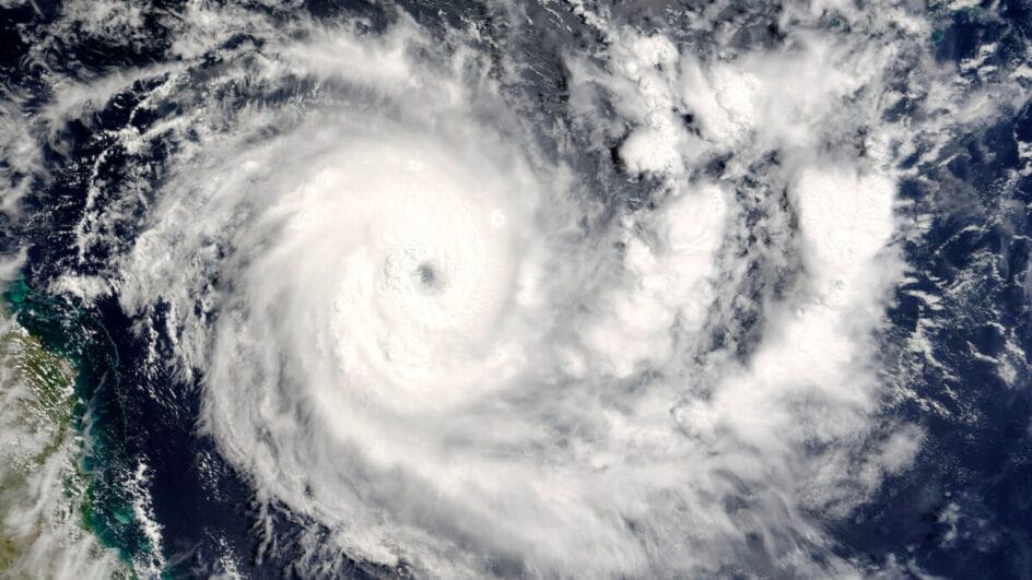 Ciclone extratropical é um fenômeno atmosférico comum no Sul do Brasil, formado pelo encontro de massas de ar quente e frio (Foto: Banco de Imagens)