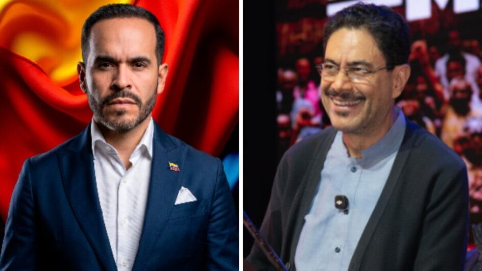 Abelardo de la Espriella e Ivan Cepeda disputarão o segundo turno nas eleições na Colômbia (Foto: Redes sociais, Reprodução)
