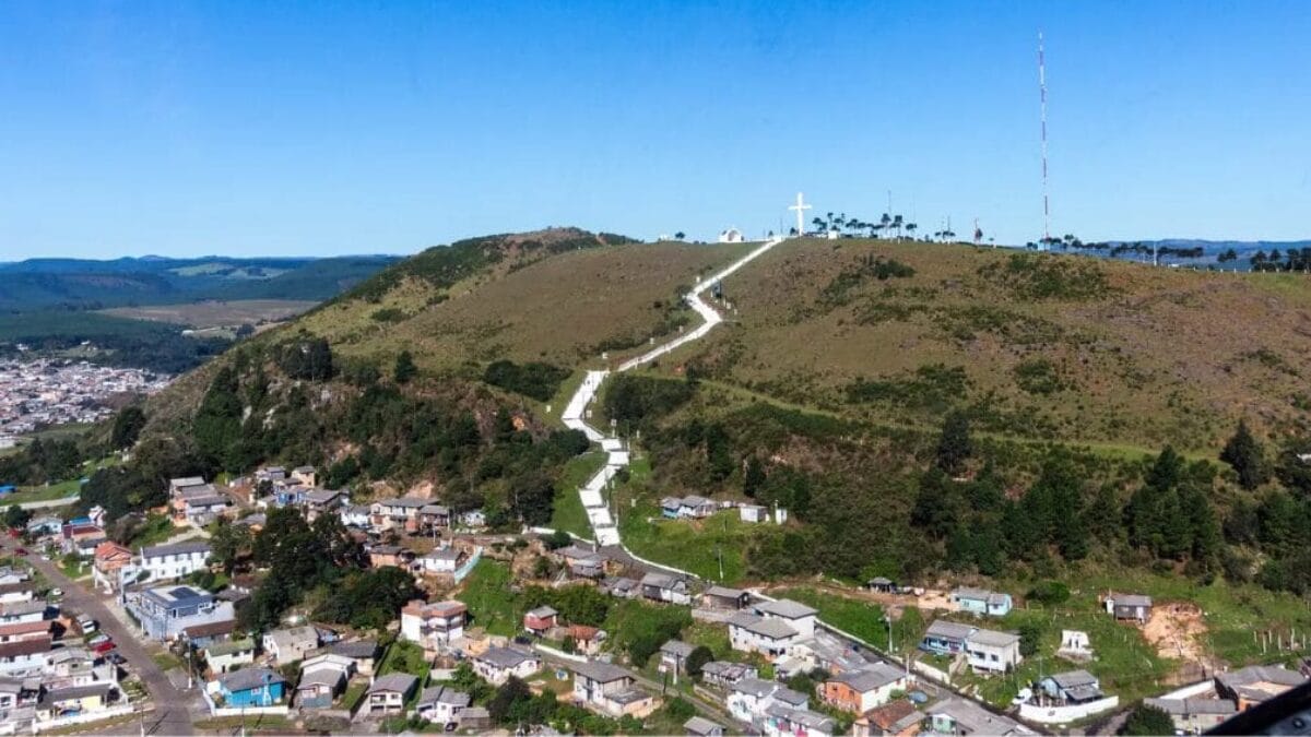 Crime aconteceu na região de Coxilha Rica, em Lages (Foto: Lages Turismo, Reprodução)