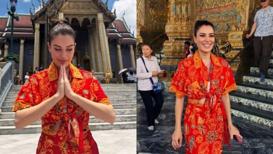 Atriz viajou para a Tailândia há uma semana (Foto: Redes sociais, Reprodução)