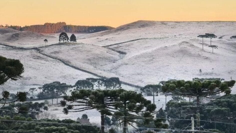 Frio deve atingir Sul, Sudeste e Centro-Oeste (Foto: Mycchel Legnaghi, São Joaquim Online)