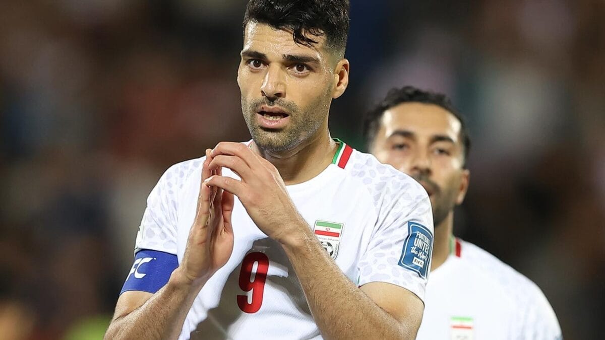 Capitão Taremi é o principal destaque da seleção do Irã (Foto: Redes sociais, Reprodução)