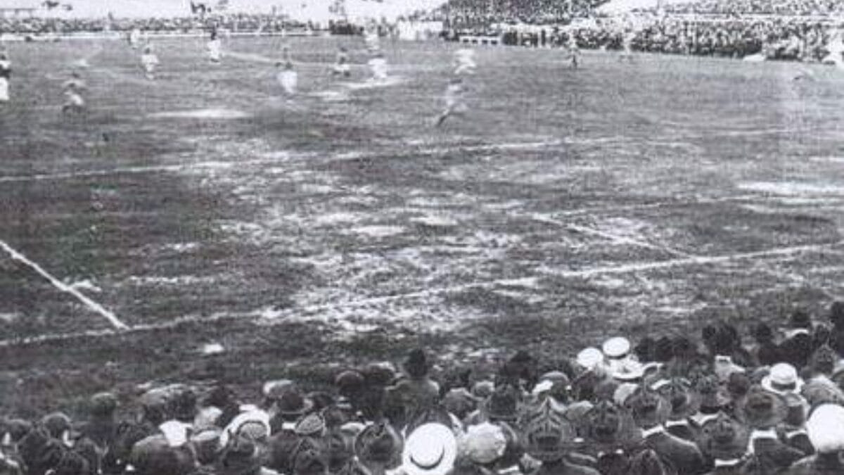 Estádio Pocitos, palco do primeiro gol da história da Copa do Muundo.